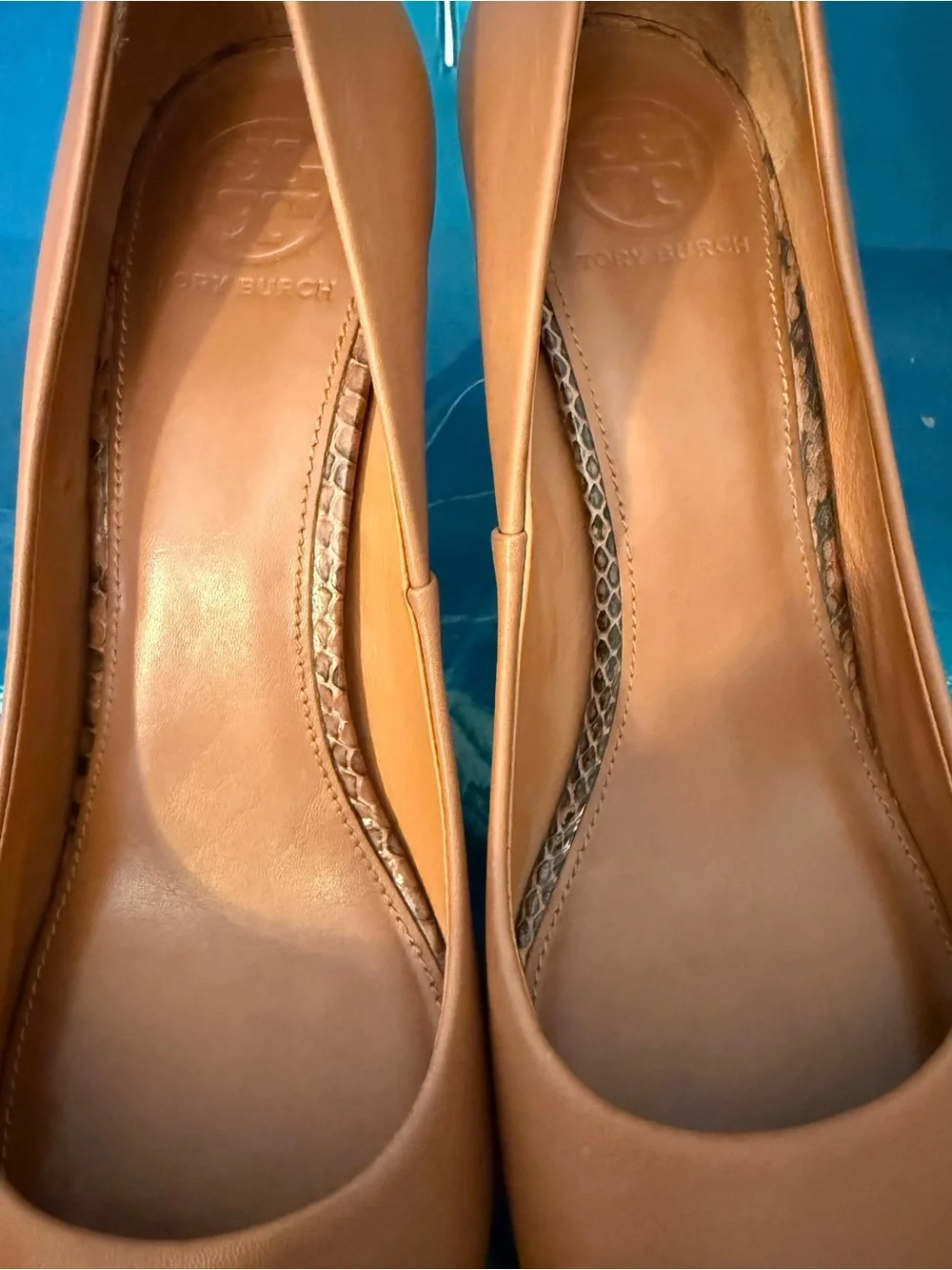 Tory Burch sleek leather